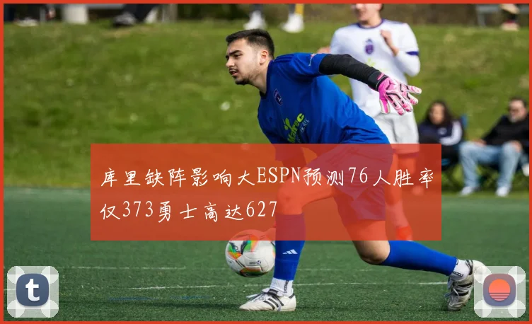 库里缺阵影响大ESPN预测76人胜率仅373勇士高达627